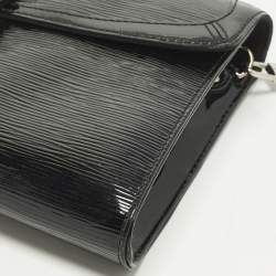 Pre Owned Louis Vuitton Pochette Jena Black Electric Epi Leather Bag