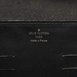 Pre Owned Louis Vuitton Pochette Jena Black Electric Epi Leather Bag