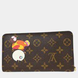 Pre Owned محفظة زيپ لوي فيتون باندا مونوجرامي بورت مونيه