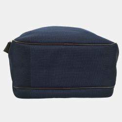 Pre Owned Louis Vuitton Navy Damier Geant Pilot Shoulder Bag