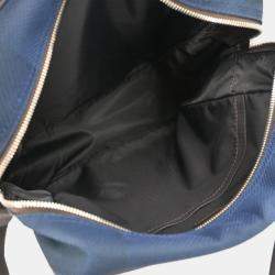 Pre Owned Louis Vuitton Navy Damier Geant Pilot Shoulder Bag