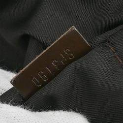 Pre Owned Louis Vuitton Navy Damier Geant Pilot Shoulder Bag