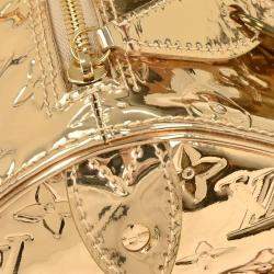 Pre Owned حقيبة لوي فيتون سبيدي 30 مونوغرام ميرور ذهبية