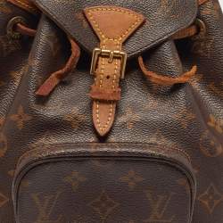Pre Owned Louis Vuitton Montsouris Mini Monogram Canvas Backpack