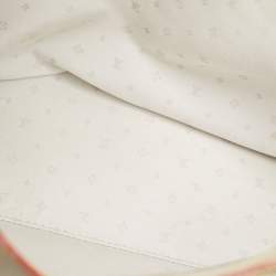 Pre Owned Louis Vuitton Le Fabuleux White Suhail Leather Bag