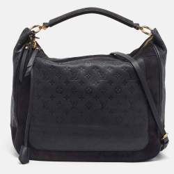 Pre Owned حقيبة لوي فيتون أوداسيه جي إم بلو إنفيني مونوجرام إمبريانت جلد وسويدي