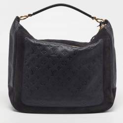 Pre Owned حقيبة لوي فيتون أوداسيه جي إم بلو إنفيني مونوجرام إمبريانت جلد وسويدي