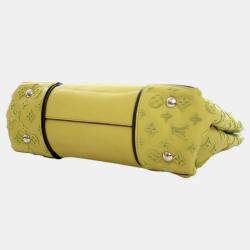 Pre Owned حقيبة لوي فيتون توفتاج فيو كشمير سوداء صفراء PM W توتي