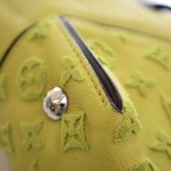 Pre Owned حقيبة لوي فيتون توفتاج فيو كشمير سوداء صفراء PM W توتي