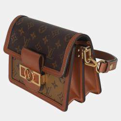 Pre Owned Louis Vuitton Reverse Monogram Canvas Mini Dauphine