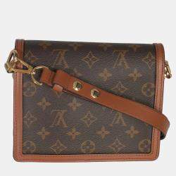Pre Owned Louis Vuitton Reverse Monogram Canvas Mini Dauphine