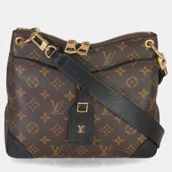 Pre Owned Louis Vuitton Black Monogram Canvas Odeon PM NM