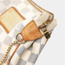 Pre Owned حقيبة لوي فيتون إيفا دامير آزور بيضاء