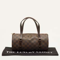 Pre Owned حقيبة لويس فويتون بابيلون 26 قماش مونوغرام بني وجلد