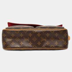 Pre Owned حقيبة لوي فيتون فيفا سيت مونوغرام بنية  متوسطة