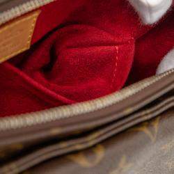 Pre Owned حقيبة لوي فيتون فيفا سيت مونوغرام بنية  متوسطة