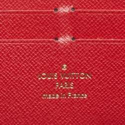 Pre Owned Louis Vuitton Retiro Zippy Cherry Monogram Canvas Wallet