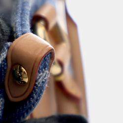 Pre Owned Louis Vuitton Blue Monogram Denim Onthego PM