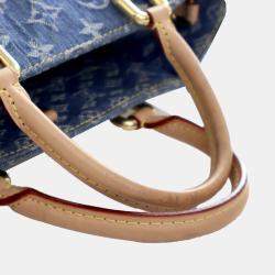 Pre Owned Louis Vuitton Blue Monogram Denim Onthego PM