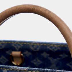 Pre Owned Louis Vuitton Blue Monogram Denim Onthego PM