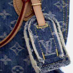 Pre Owned Louis Vuitton Blue Monogram Denim Onthego PM