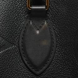 Pre Owned Louis Vuitton Onthego GM Black Monogram Empreinte Leather Bag