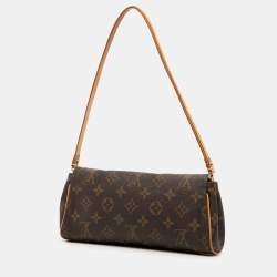 Pre Owned Louis Vuitton Brown Monogram Pochette Beverly