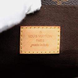 Pre Owned Louis Vuitton Brown Monogram Pochette Metis