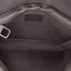 Pre Owned Louis Vuitton Black Monogram Taurillon S Lock Sling Bag