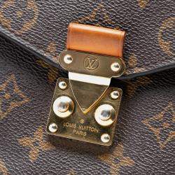 Pre Owned Louis Vuitton Brown Monogram Pochette Metis