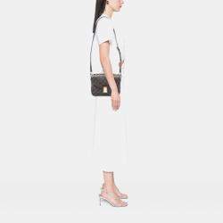 Pre Owned Louis Vuitton Brown Monogram Pochette Metis