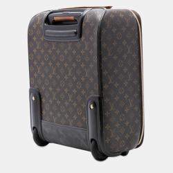 Pre Owned Louis Vuitton Brown Monogram Pegase 45