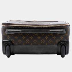 Pre Owned Louis Vuitton Brown Monogram Pegase 45