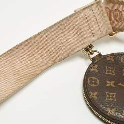 Pre Owned Louis Vuitton Multi-Pochette Accessories Rose Ballerine Monogram Canvas Bag