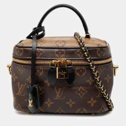 Pre Owned Louis Vuitton Brown Monogram Reverse Vanity PM