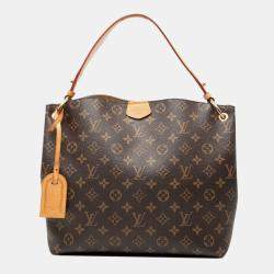 Pre Owned Louis Vuitton Brown Monogram Graceful PM