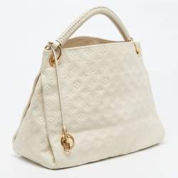 Pre Owned Louis Vuitton Artsy MM Ivorie Monogram Empreinte Leather Bag