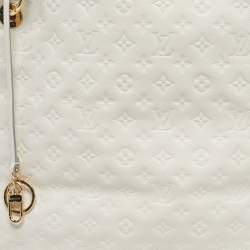 Pre Owned Louis Vuitton Artsy MM Ivorie Monogram Empreinte Leather Bag