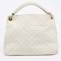 Pre Owned Louis Vuitton Artsy MM Ivorie Monogram Empreinte Leather Bag