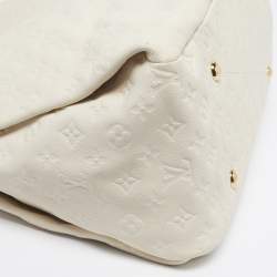 Pre Owned Louis Vuitton Artsy MM Ivorie Monogram Empreinte Leather Bag