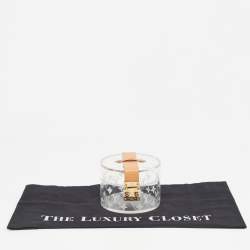 Pre Owned حقيبة كلتش لوي فيتون سكوت بوكس شفاف مونوجرام بليكسيجلاس