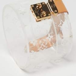 Pre Owned حقيبة كلتش لوي فيتون سكوت بوكس شفاف مونوجرام بليكسيجلاس