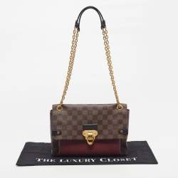 مملوكة مسبقًا Louis Vuitton Vavin PM Bordeaux Damier Ebene Canvas Bag