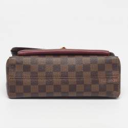مملوكة مسبقًا Louis Vuitton Vavin PM Bordeaux Damier Ebene Canvas Bag