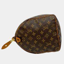 Pre Owned حقيبة لوي فيتون سبيدي مونوجرامي بنية 35