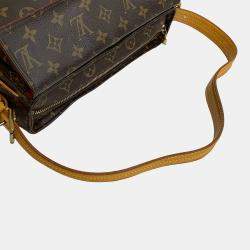 Pre Owned حقيبة لوي فويتون فيفا سيت بني مونوغرام متوسطة الحجم