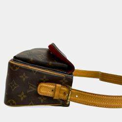 Pre Owned حقيبة لوي فويتون فيفا سيت بني مونوغرام متوسطة الحجم