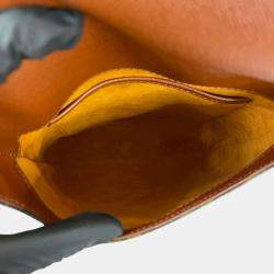 Pre Owned حقيبة لويس فيتون موزيت صلصة بني نقشة مونوجرام بحزام طويل بي إم