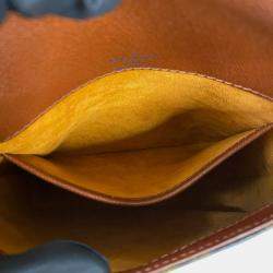 Pre Owned حقيبة لويس فيتون موزيت صلصة بني نقشة مونوجرام بحزام طويل بي إم