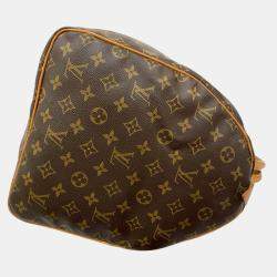 Pre Owned Louis Vuitton Brown Monogram Keepall 55